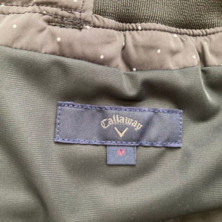 【ゴルフ】Callaway 冬用　黒地水玉スカートMの画像