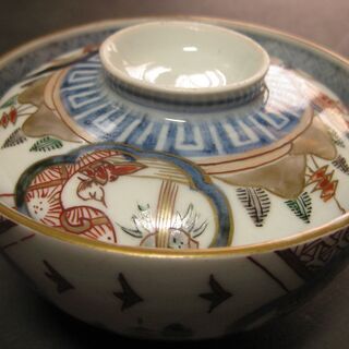 手描き古陶　唐南京製　染付茶碗　20客