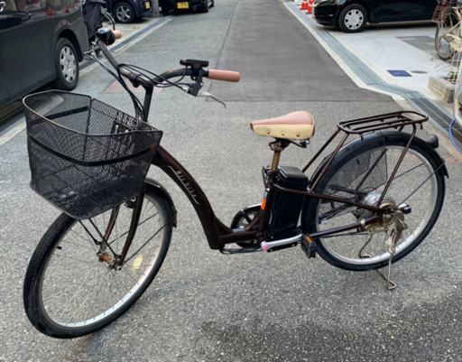 電動 アシスト 自転車 Air bike ブラウン 最終値下げ