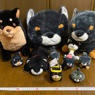 黒柴　柴犬　ぬいぐるみ　キーホルダー　おもちゃ