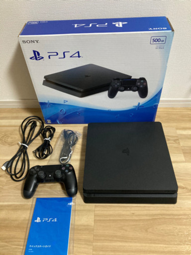 【取引予定者決まりました】PS4 ジェット・ブラック 500GB (CUH-2000AB01) 状態良好　ゲーム機本体 初期化動作確認済み