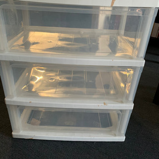 「無料にあげる」収納ケースの画像