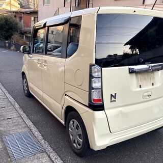 平成24年式 ホンダ N-BOX G Lパッケージ 白 JF1 修復歴なし ステアリングリモコン付純正ナビTV/バックカメラ/ETC/左側パワースライドドアの画像