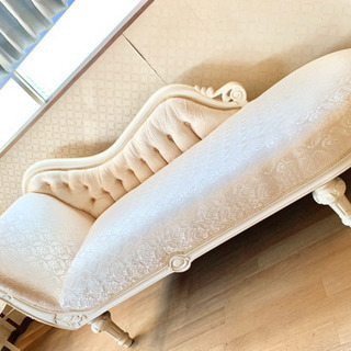 フィオーレ カウチソファー 白家具 姫家具