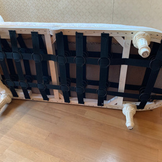 フィオーレ カウチソファー 白家具 姫家具