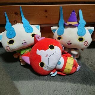 『SOLD』✨美品✨妖怪ウォッチコマさん&ジバにゃんぬいぐるみセット