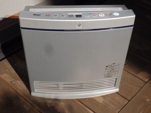 LPガスファンヒーター RC-390NP　（木造9畳 鉄筋13畳）プラズマクラスター付き