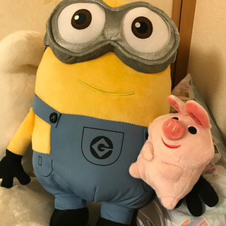 お取引き決定致しました。ディズニー　ミニオンビッグぬいぐるみ