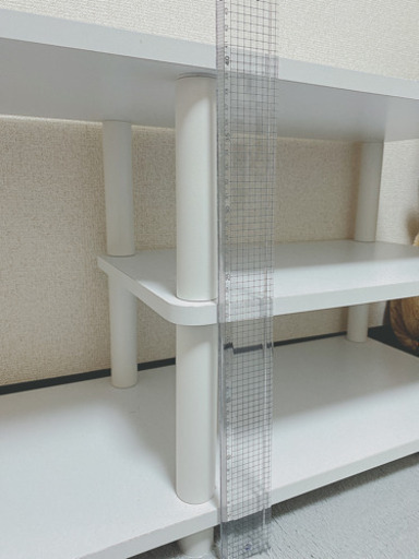 超美品！テレビ台 木製 白