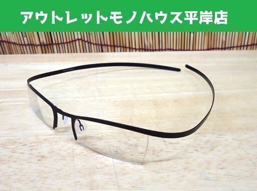 theo 眼鏡 EYE WITNESS 度入り 左右非対称 パープル テオ アイウィットネス メガネフレーム チタン 専用ケース付き   ☆ PayPay(ペイペイ)決済可能 ☆ 札幌市 豊平区 平岸