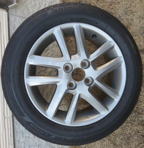トヨタ カローラフィールダーNKE165G WxB 15インチ純正アルミホイールタイヤ ブリヂストン エコピアEP150 ECOPIA 185/60R15 2018年46週製造