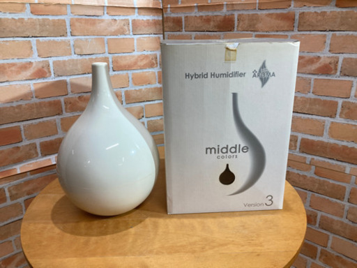 middle colorsハイブリッド式加湿器（黄ばみ有）