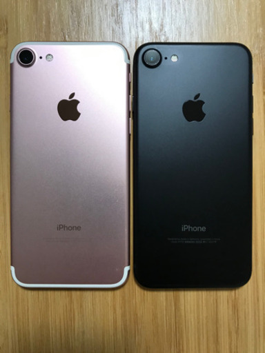 iPhone 7 32GB SIMフリー ２台セット　中古・美品