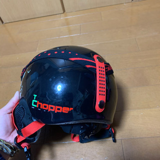 スノーヘルメット&ゴーグル付き✨子供用の画像