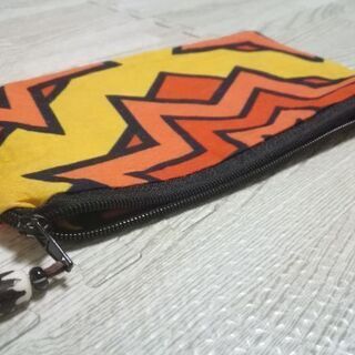 お譲り先決定★無料★【エスニック柄ミニポーチ】中古品の画像