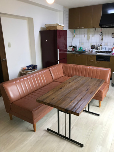 ダイニングソファー　確認画像