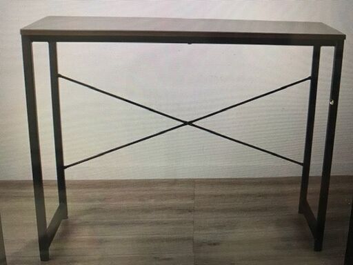 中古　ニトリ　デスクザッキー９５　ダークブラウン
