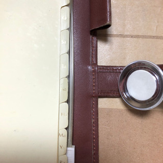 システム手帳　本体のみレフィル無しの画像