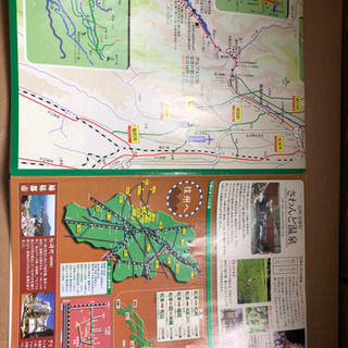 63)安曇村観光案内地図の画像