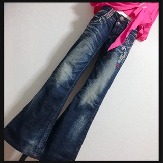 ご購入者様決定[REDPEPPER] GOLDLABELベルボトム パンタロンデニム ジーンズの画像