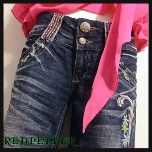 ご購入者様決定[REDPEPPER] GOLDLABELベルボトム パンタロンデニム ジーンズ