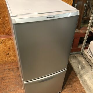 【動作保証60日付】Panasonic 2017年 NR-B149W 138L 2ドア冷凍冷蔵庫【管理KRR251】