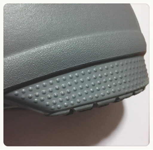 ご購入者様決定[crocs]マットグレーラメレインシューズ 23～23.5cm灰色レインブーツ