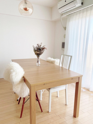 ダイニングテーブルチェアセット【伸長式】