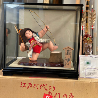 五月人形 久月 金太郎 ケース飾り 津田蓬生作 金時 