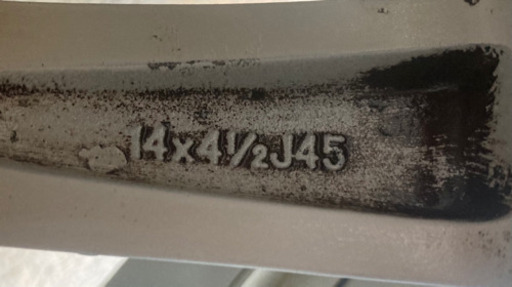 ダイハツ純正14インチアルミホイール