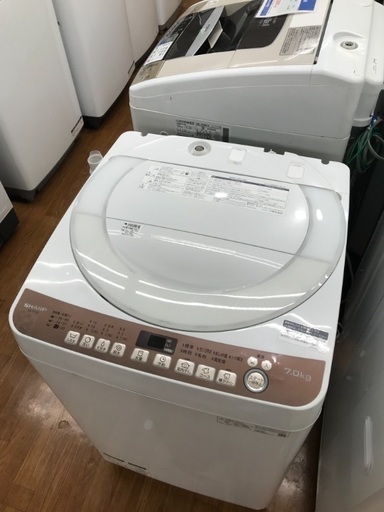 新生活応援！洗濯機 SHARP 2020年モデル 7.0kg