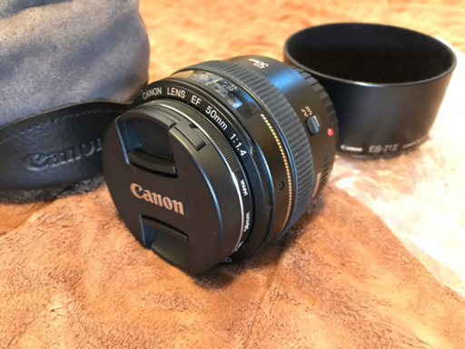 【美品】Canon 単焦点レンズ EF50mm F1.4 USM フルサイズ対応