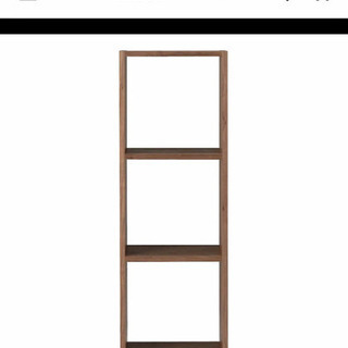 無印良品　スタッキングシェルフ＋引出し(ウォールナット)
