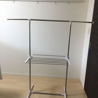【無料】室内洗濯物干し　伸縮タイプ