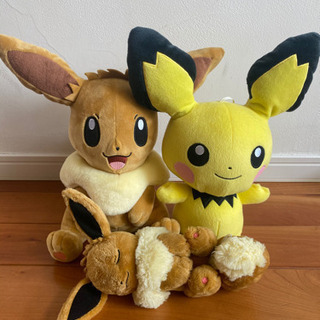 ポケモン イーヴイ ピカチュウ ぬいぐるみセット