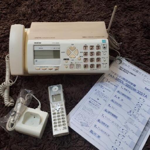 brotherファックス付電話機　中古