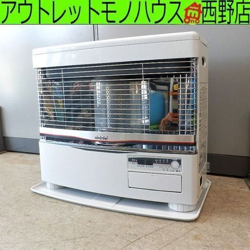 ▶煙突式ストーブ トヨトミ HR-650F 2018年製 木造17畳 コンクリート27畳 半密閉式 石油暖房機 ポット式 ストーブ ホワイト 動作確認済み ペイペイ対応 札幌市西区西野