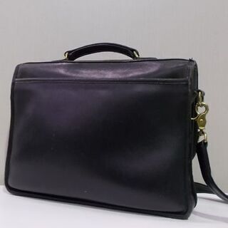 コーチ 2WAYショルダーバッグ 5181 幅34cm ブリーフケース ビジネスバッグ 黒 ブラック系 COACH 札幌市東区 新道東店の画像