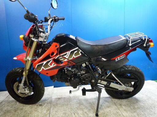 KAWASAKI KSR110 赤 格安配送キャンペーン 期間限定 諸経費０円 始動確認済み 自賠責保険加入で乗れます 即納車有り 激安 横浜 都筑