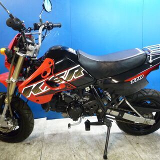 KAWASAKI KSR110 赤 格安配送キャンペーン 期間限定 諸経費0円 始動