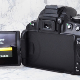 入門機○初心者向け○Wi-Fi転送○簡単自撮り○ニコン D5100 1ヶ月動作