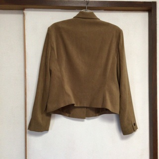Fonteyn ジャケット　M  ライトイエローブラウンの画像
