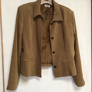 Fonteyn ジャケット　M  ライトイエローブラウンの画像