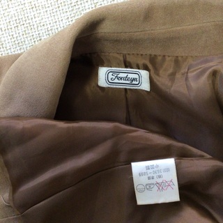 Fonteyn ジャケット　M  ライトイエローブラウンの画像