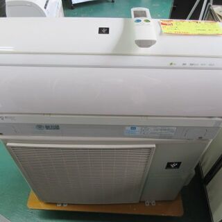 K01567　シャープ　中古エアコン　主に10畳用　冷2.8kw／暖3.6kw