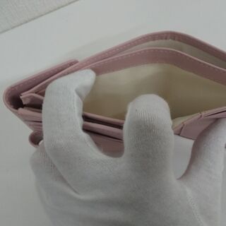 店頭販売済み😻にゃんにゃんセール😸ミラショーン　２つ折り財布　ピンク😺の画像