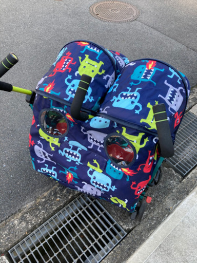 二人乗りベビーカー　使用済み