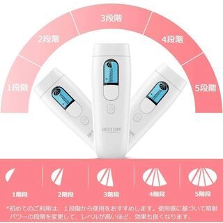 新品　未使用　そのほかも色々激安にて、出品してます！！2020最新版 脱毛器 BESTOPE レーザー 永久脱毛 IPL光脱毛器 光美容器 美肤機能付き 家庭用脱毛器 光エステ 90万回照射 5段階調節可能 フラッシュ式 全身用 メンズ レディース 男女兼用 日本語説明書付きの画像