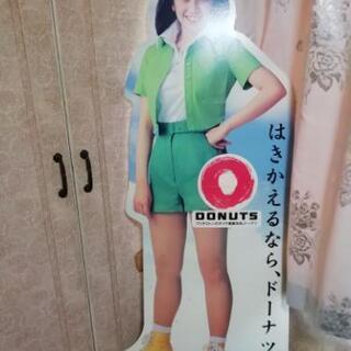 お宝です😆　西田ひかる　等身大パネル　ブリジストン　ドーナツ　非売品