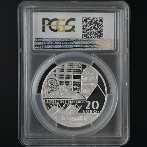 【訳あり格安出品 PCGS PR70DCAM】2019年 フランス モナリザ レオナルド・ダ・ヴィンチ没後500年 銀貨 BOX・証明